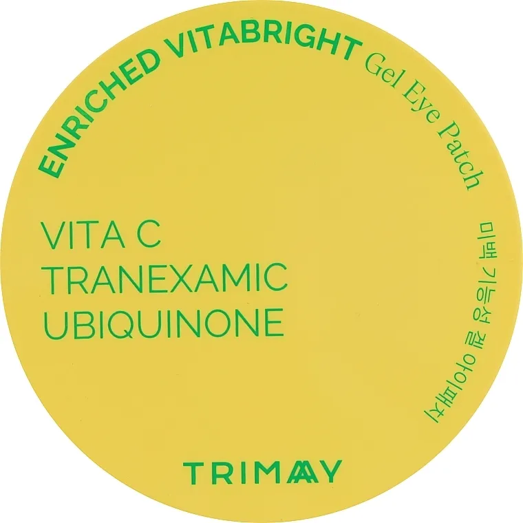 Trimay Enriched Vitabright Gel Eye Patch Osvetljavajući flasteri za podočnjake sa vitaminom C, traneksaminskom kiselinom i koenzimom Q10