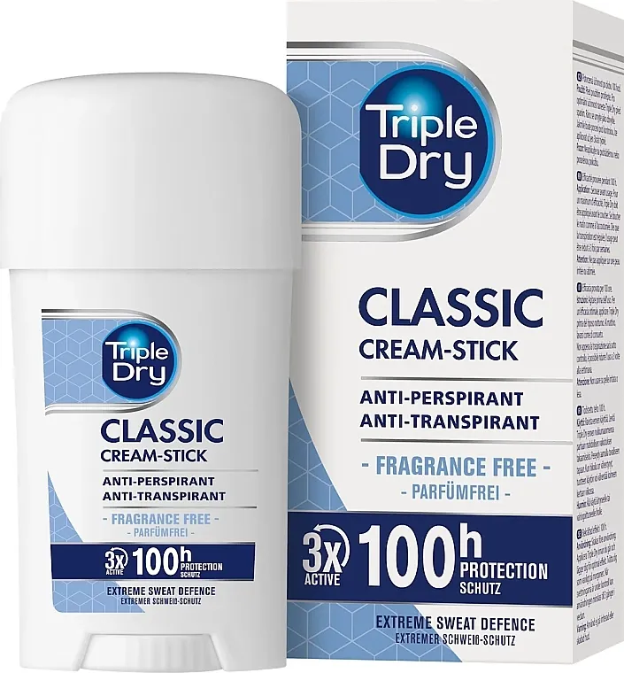 Triple Dry Classic Cream-Stick Anti-Transpirant Kremasti antiperspirant u stiku
