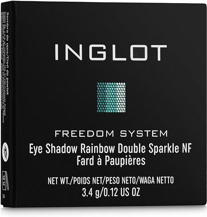 Trostruka senka za oči Inglot Freedom System Eye Shadow Rainbow Double Sparkle