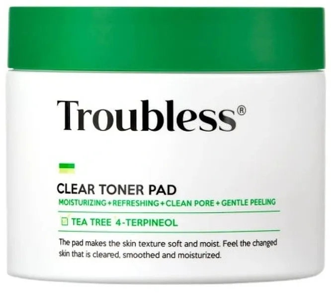 Troubless Clear Toner Pad Tonizirajući jastučići za lice