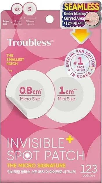 Troubless Invisible Plus The Micro Signature Spot Patch Tačkasti flasteri za nesavršenosti