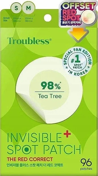 Troubless The Red Correct Spot Patch Flasteri za lokalne nepravilnosti
