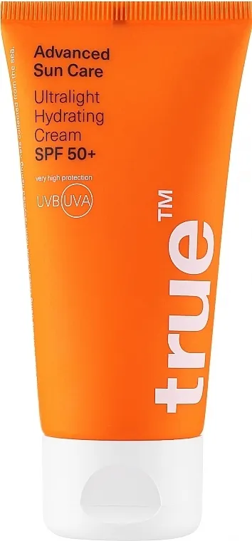 True Men Skin Care Advanced Sun Care Ultralight Hydrating Cream SPF 50+ Ultra lagana hidratantna krema za sunčanje