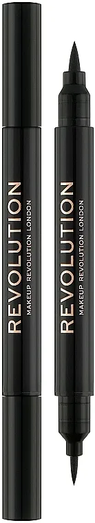 Tuš za oči Makeup Revolution Awesome Double Flick Liquid Eyeliner