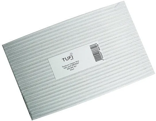 Tufi Profi Premium Polukružna turpija za nokte 100/180, bela