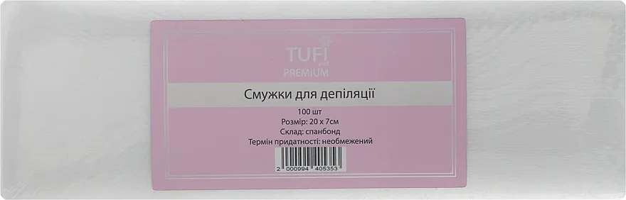 Tufi Profi Premium Trake za depilaciju, 100 komada