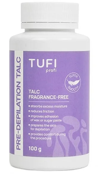 Tufi Profi Talcum za depilaciju bez mirisa