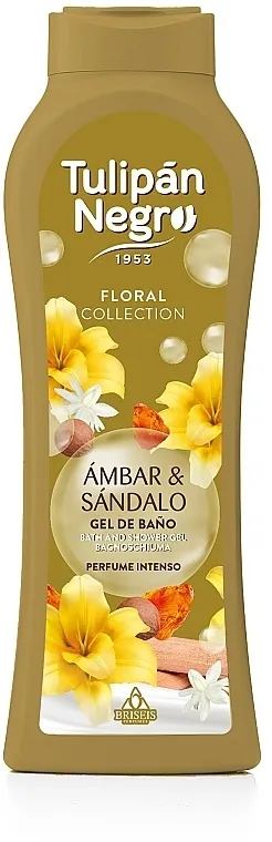 Tulipan Negro Floral Collection Bath And Shower Gel Parfimisani gel za tuširanje Amber i Sandalovina