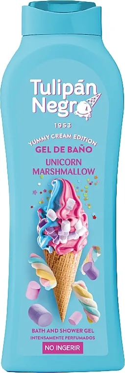Tulipan Negro Intense Bath And Shower Gel Marshmallow Unicorn Gel za tuširanje "Marshmallow Unicorn"
