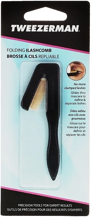 Tweezerman Tweezer Folding Ilashcomb Češalj za trepavice