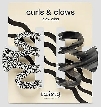 Twisty Curls &amp; Claws Set B Ukosnice za kosu, 2 kom.
