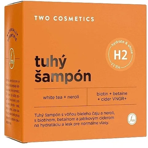 Two Cosmetics Hydrate &amp; Shine Solid Shampoo Čvrsti šampon 'Hidratacija i sjaj'