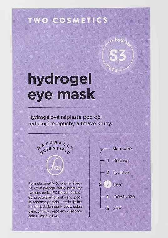 Two Cosmetics Hydrogel Eye Mask Hidrogel flasteri za oči koji smanjuju otoke i podočnjake
