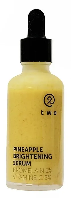 Two Cosmetics Pineapple Brightening Serum Bromelain 1% Vitamin C 5% Serum za lice za posvetljivanje