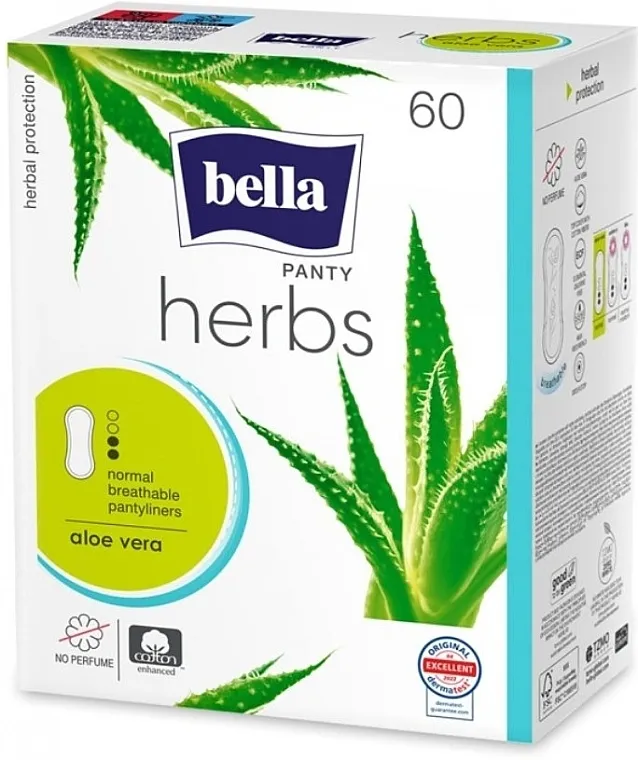 Ulošci 60 kom. Bella Panty Herbs Aloe Vera