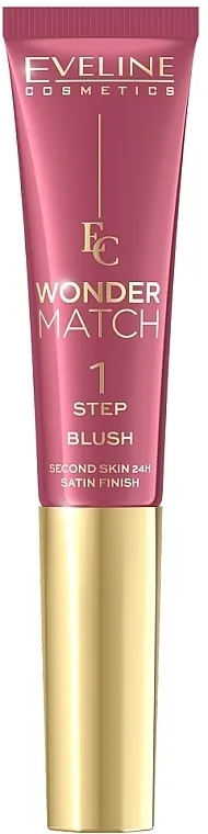 Ultra-kremasto rumenilo za lice Eveline Cosmetics Wonder Match 1 Step Blush
