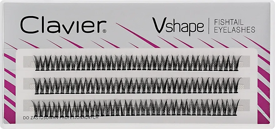 Umjetne trepavice, 10 mm. Clavier V-Shape Eyelashes