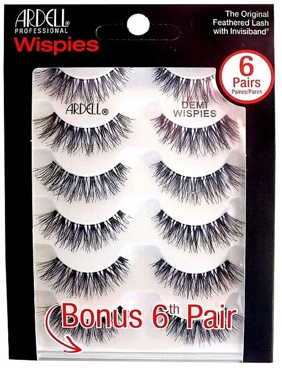 Umjetne trepavice, 12 kom Ardell Wispies Original Feathered Lash With Invisiband