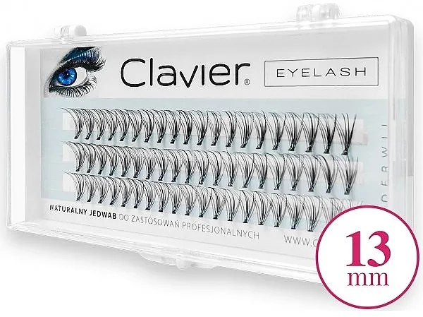 Umjetne trepavice, 13 mm. Clavier Eyelash