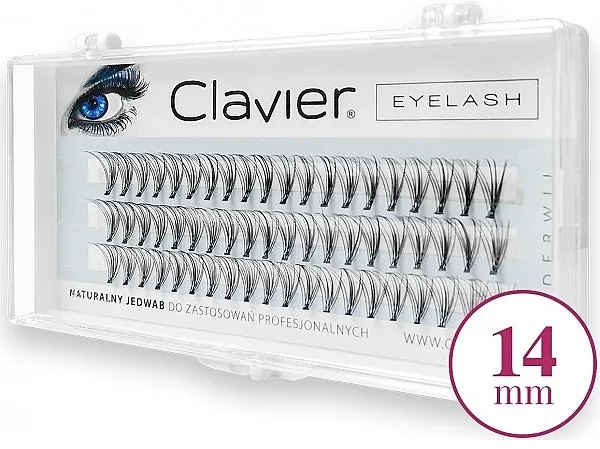 Umjetne trepavice, 14 mm. Clavier Eyelash