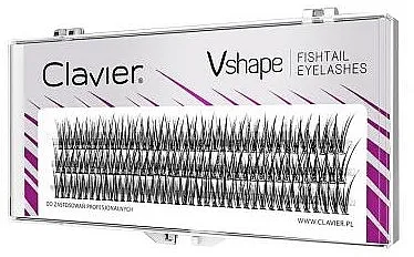 Umjetne trepavice, 14 mm. Clavier V-Shape Eyelashes