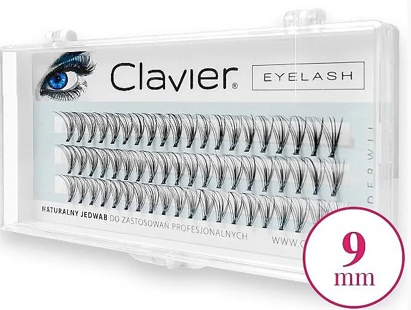 Umjetne trepavice, 9 mm. Clavier Eyelash