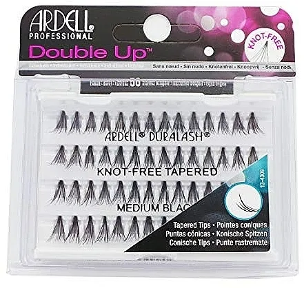 Umjetne trepavice Ardell Double Up Soft Touch Knot- Free Medium Black