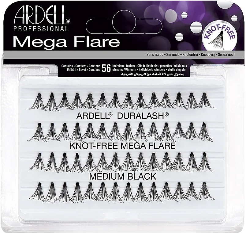 Umjetne trepavice Ardell Duralash Knot Mega Flare Medium Black