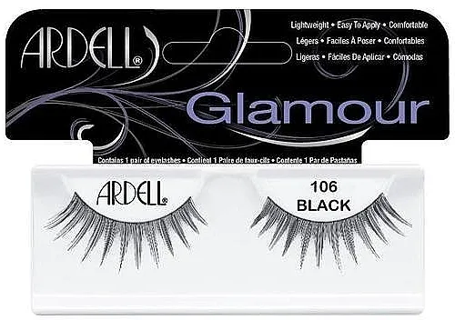 Umjetne trepavice Ardell Glamour Eyelashes Black 106