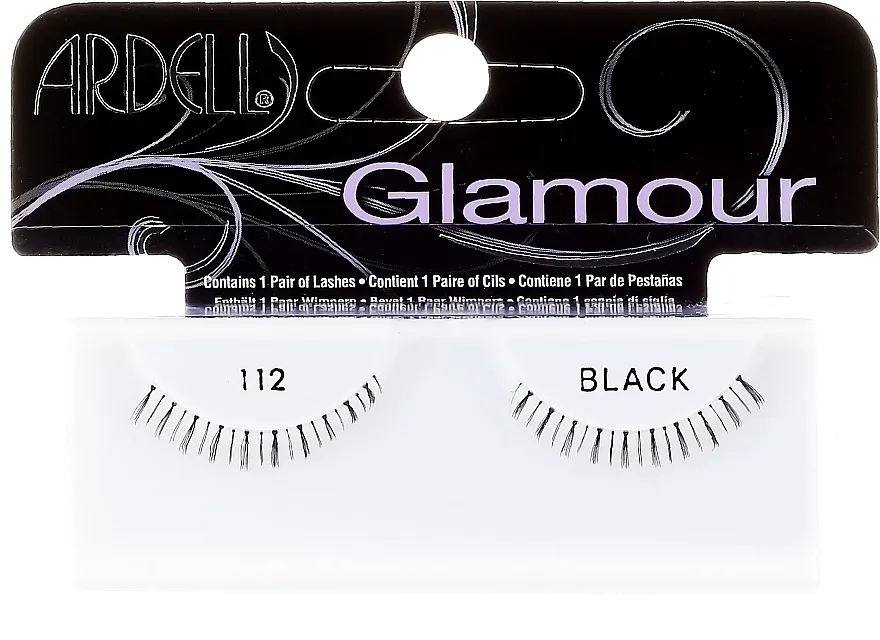 Umjetne trepavice Ardell Glamour Eyelashes Black 112