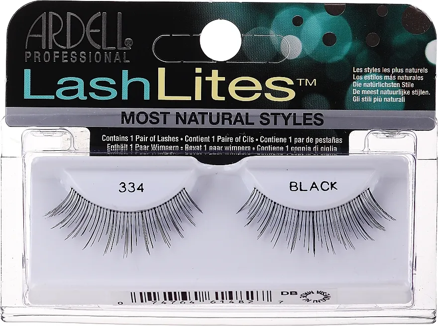 Umjetne trepavice Ardell LashLites Black Lightweight And Invisible Bands 334