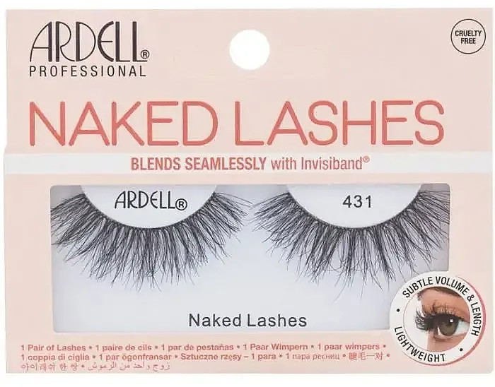 Umjetne trepavice Ardell Magnetic Naked Lashes 431 False Eyelashe Black
