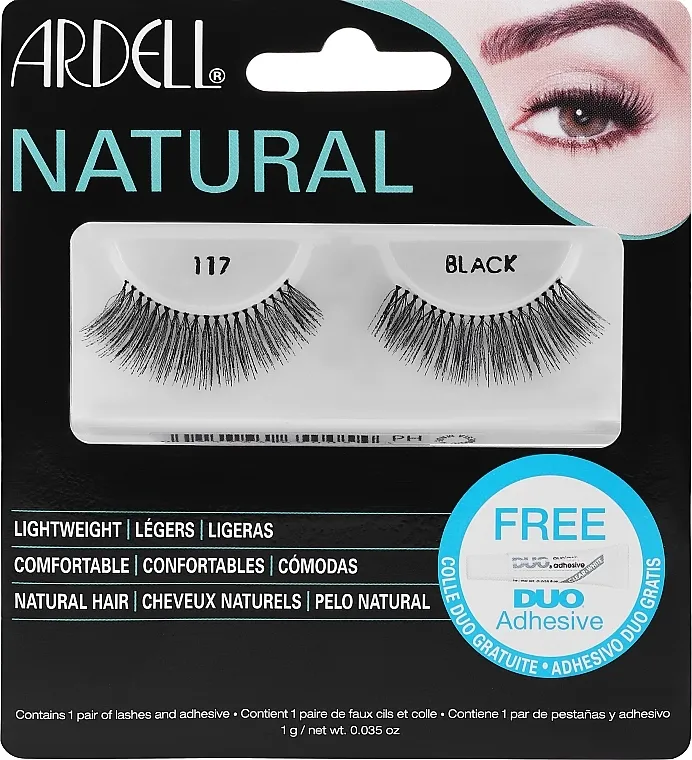 Umjetne trepavice Ardell Natural Demi Black 117