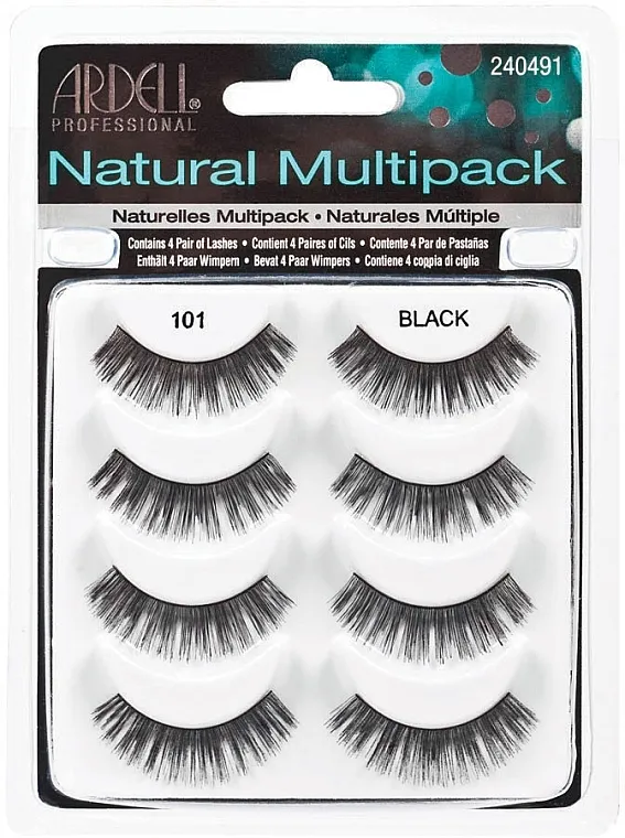 Umjetne trepavice Ardell Natural Multipack Black 101
