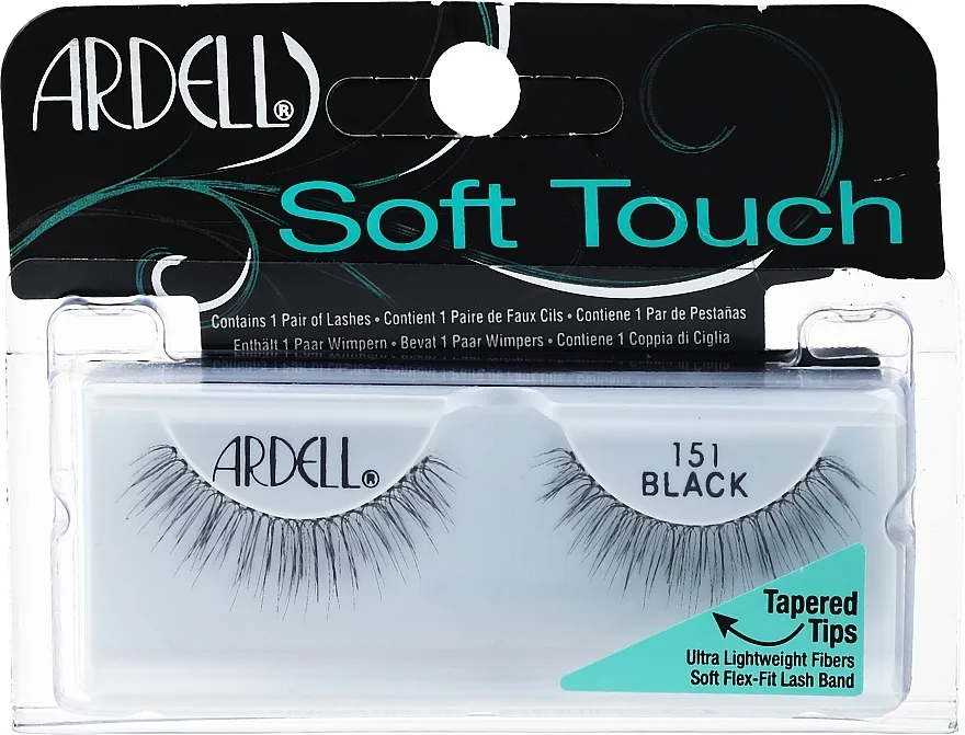 Umjetne trepavice Ardell Soft Touch Eye Lashes Black 151
