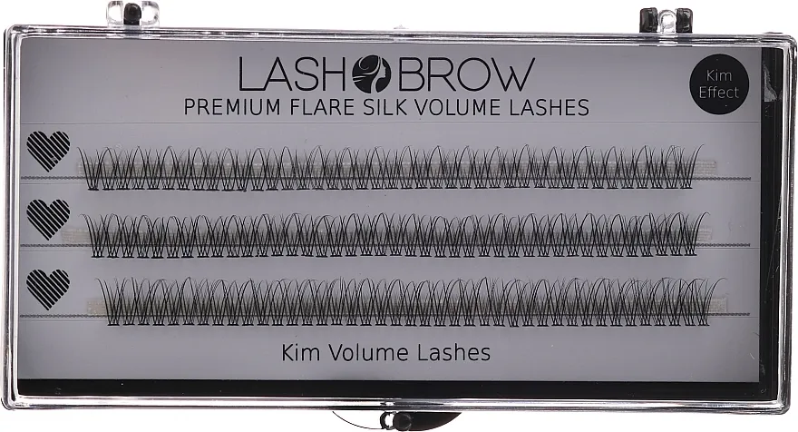 Umjetne trepavice Lash Brow Premium Flare Silk Kim Volume Lashes