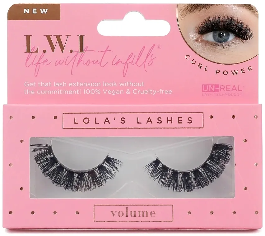 Umjetne trepavice Lola's Lashes Curl Power Strip Lashes