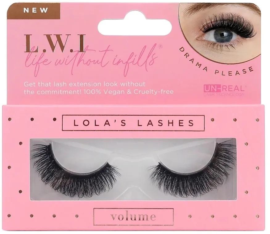 Umjetne trepavice Lola's Lashes Drama Please Strip Lashes