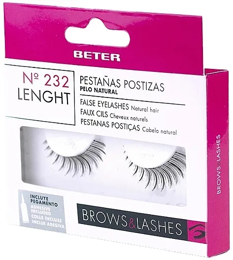 Umjetne trepavice "Length" Beter False Eyelashes №232
