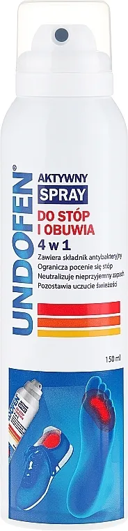 Undofen Active Foot Spray 4in1 Sprej za stopala