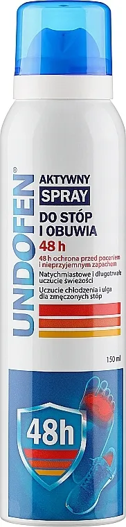 Undofen Active Spray 48H Sprej za stopala i cipele