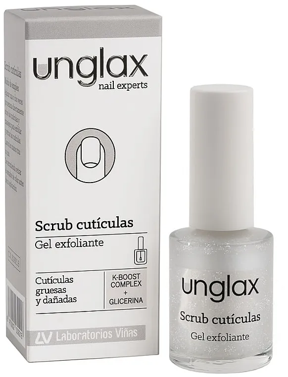 Unglax Cuticle Scrub Eksfolijant u obliku gel-pilinga za zanoktice