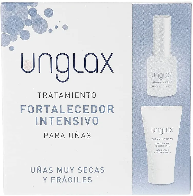 Unglax Nail Enhancer (nail/hardener/10ml + nail/h/cr/15ml) Set