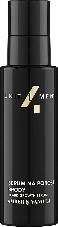 Unit4Men Amber&amp;Vanilla Beard Growth Serum Serum za rast brade