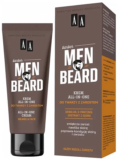Univerzalna krema za lice AA Cosmetics Men Beard All-In-One Cream