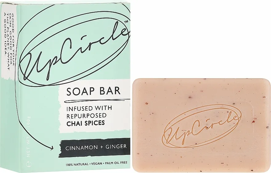 UpCircle Cinnamon + Ginger Chai Soap Bar Sapun "Cimet i đumbir"