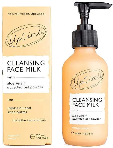 UpCircle Cleansing Face Milk With Aloe Vera &amp; Oat Powder Mleko za čišćenje lica sa aloe verom i ovsenim prahom
