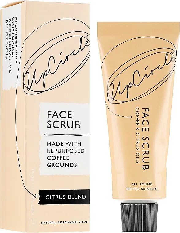 UpCircle Coffee Face Scrub Citrus Blend Piling za lice od kave "Citrus"
