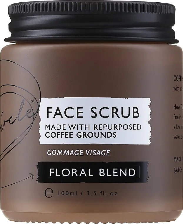 UpCircle Coffee Face Scrub Floral Blend Piling za lice od kave "Cvijet"