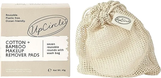 UpCircle Cotton&amp;Bamboo Makeup Remover Pads Sunđeri za uklanjanje šminke za višekratnu upotrebu